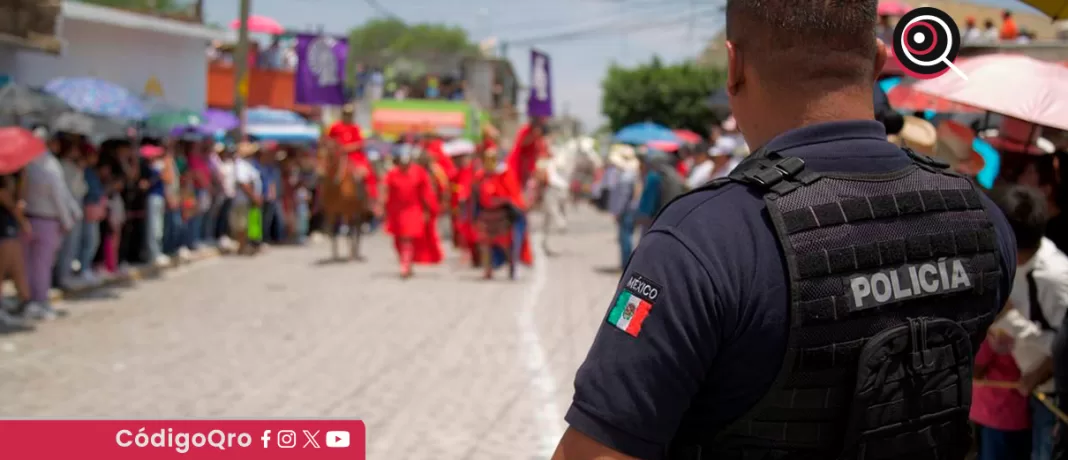 Representaciones del viacrucis en San Juan del Río terminaron con saldo blanco. Foto: Especial