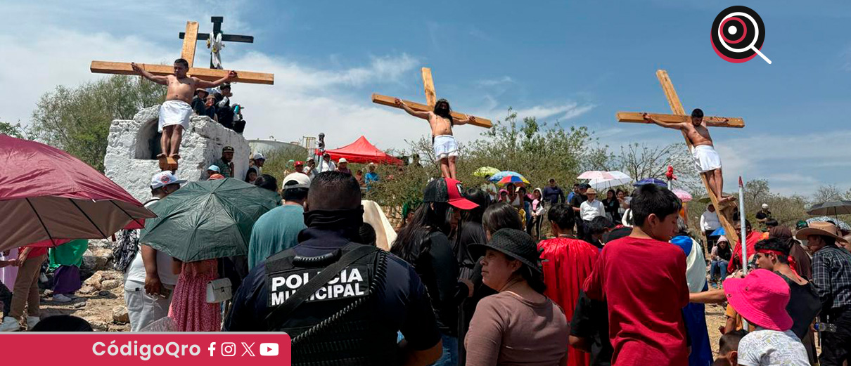 Viacrucis de La Cañada finalizó con saldo blanco