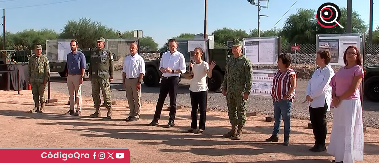 Sheinbaum pone en marcha las obras del tren México-Querétaro