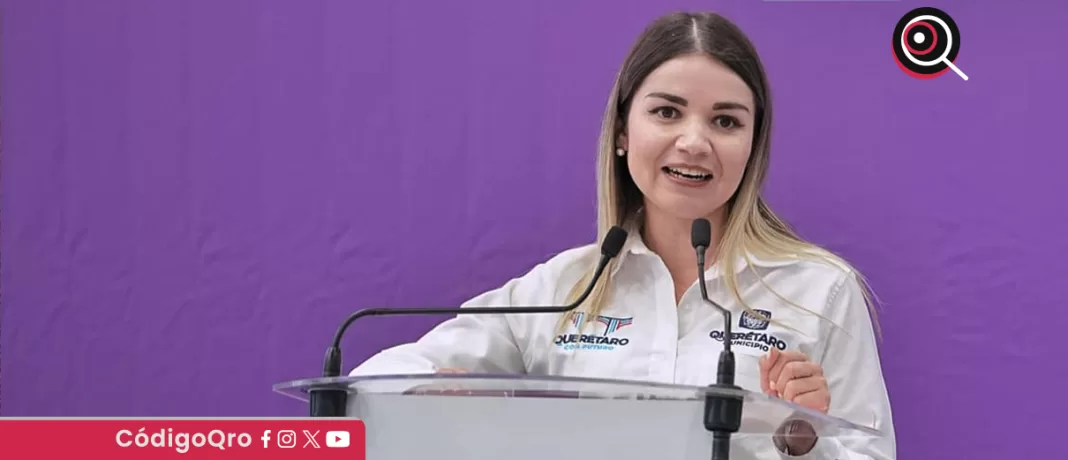 Vanesa Garfias, titular de la Secretaría de la Mujer del municipio de Querétaro, informó que prevé en un mes y medio lanzar una aplicación para dar atención inmediata a las mujeres que sufren violencia. Foto: Especial