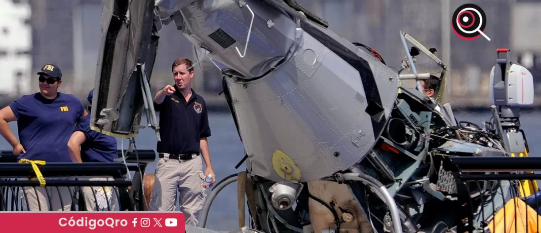 Un helicóptero cayó este jueves en el río Hudson; medios locales reportan varios fallecidos, aunque no hay cifras oficiales confirmadas / Foto: Agencia EFE