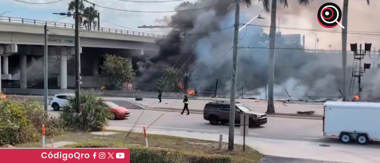 Avioneta se estrella en avenida de Boca Ratón, Florida; tres personas fallecieron