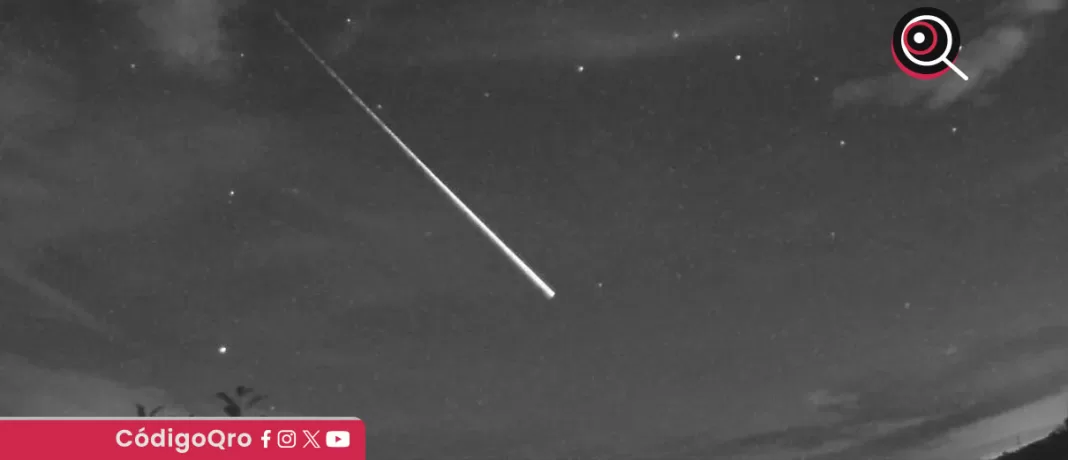 Los bólidos, también conocidos como bólidos meteóricos, son fragmentos de roca espacial que ingresan a gran velocidad en la atmósfera terrestre / Foto: Cortesía