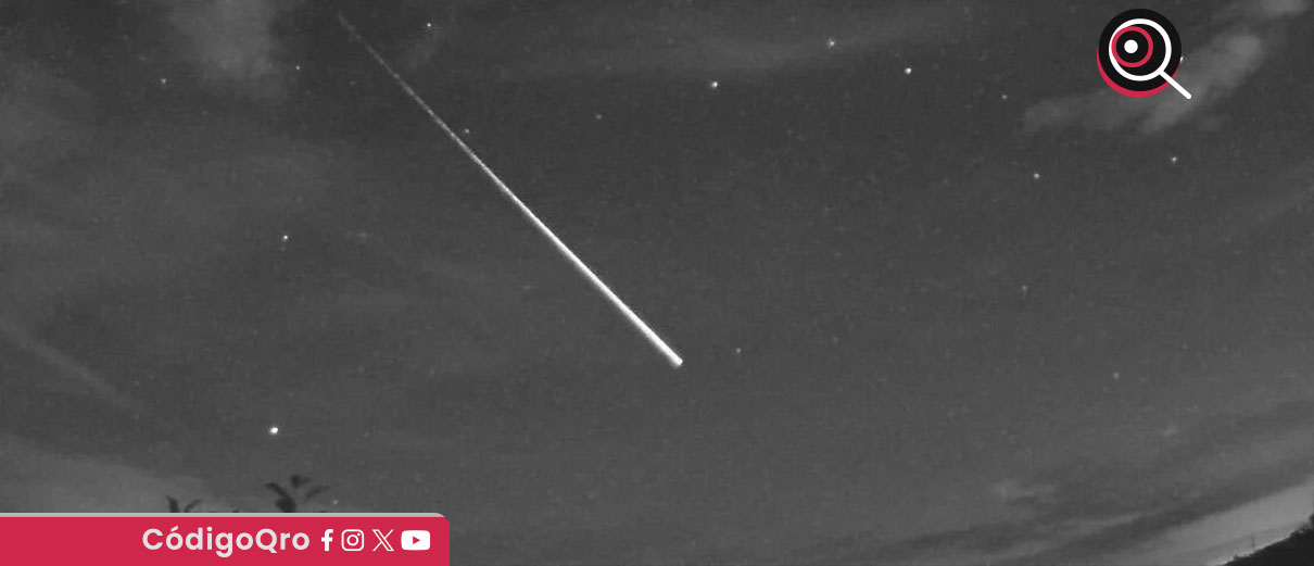 Reportan avistamiento de bólido la madrugada de este miércoles