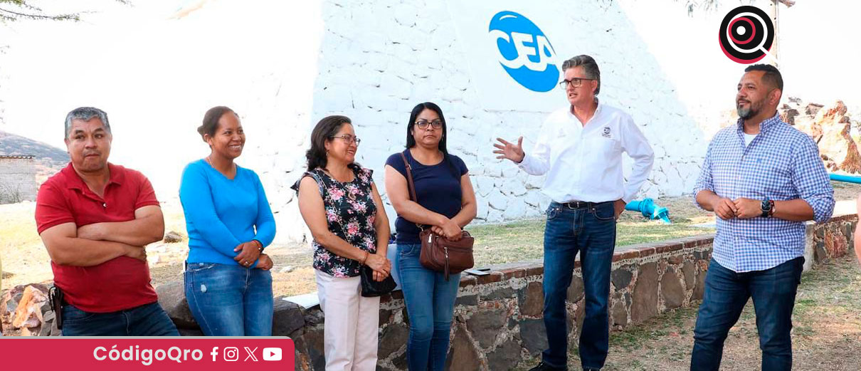 Entregan CEA y SEGOB línea de conducción en Mompaní