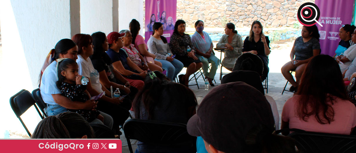Municipio de Querétaro promueve “Círculo de Mujeres con Rumbo”