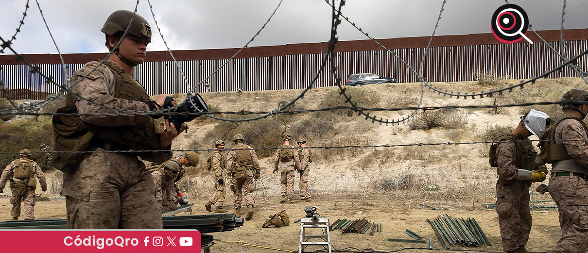 Trump autoriza al ejército tomar control de terrenos públicos en la frontera sur