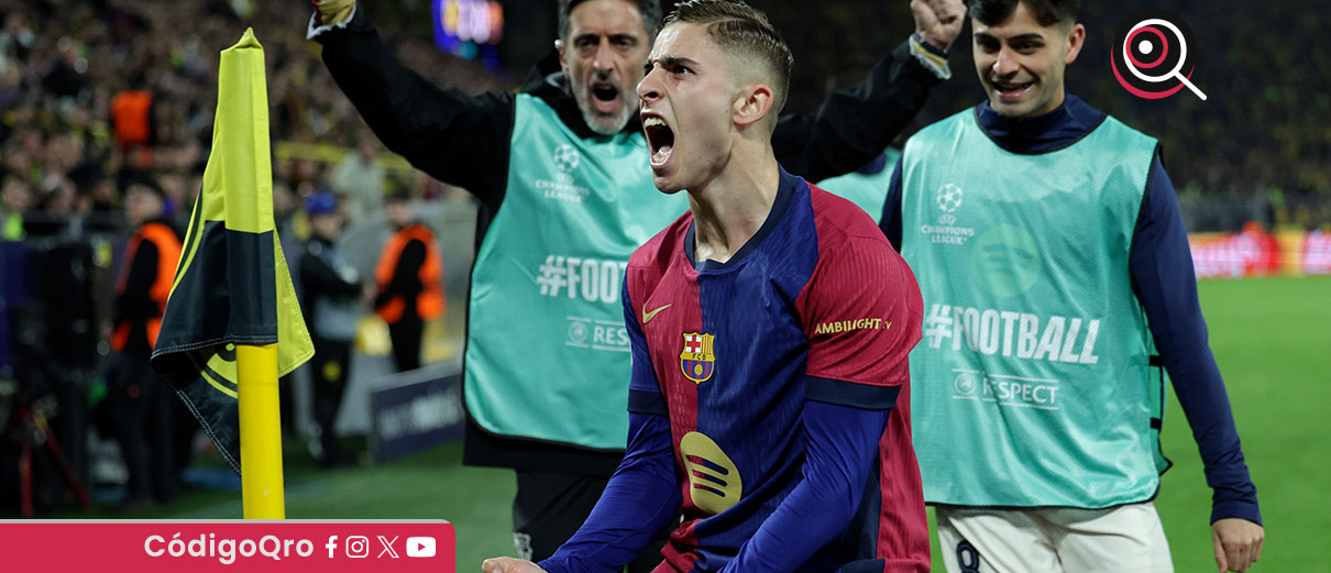 Barcelona sufre en Dortmund, pero avanza a semifinales de Champions