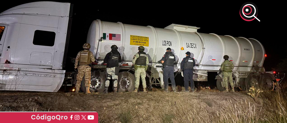 Poes asegura tractocamiones con hidrocarburo en SJR