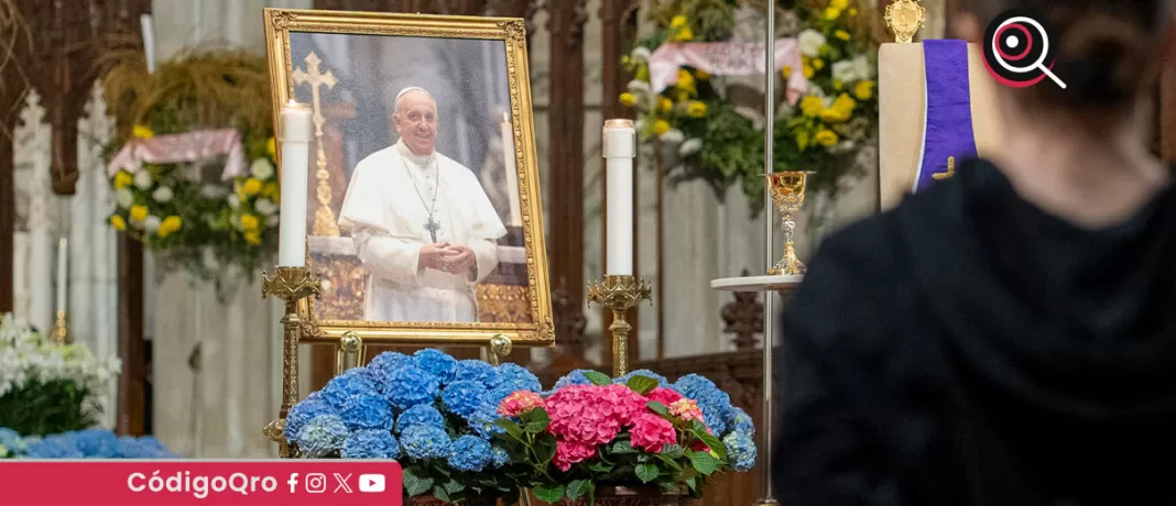 La Iglesia católica anunció que para despedir al papa Francisco hará una misa este lunes al mediodía en la Basílica de la Virgen de Guadalupe / Foto: Agencia EFE
