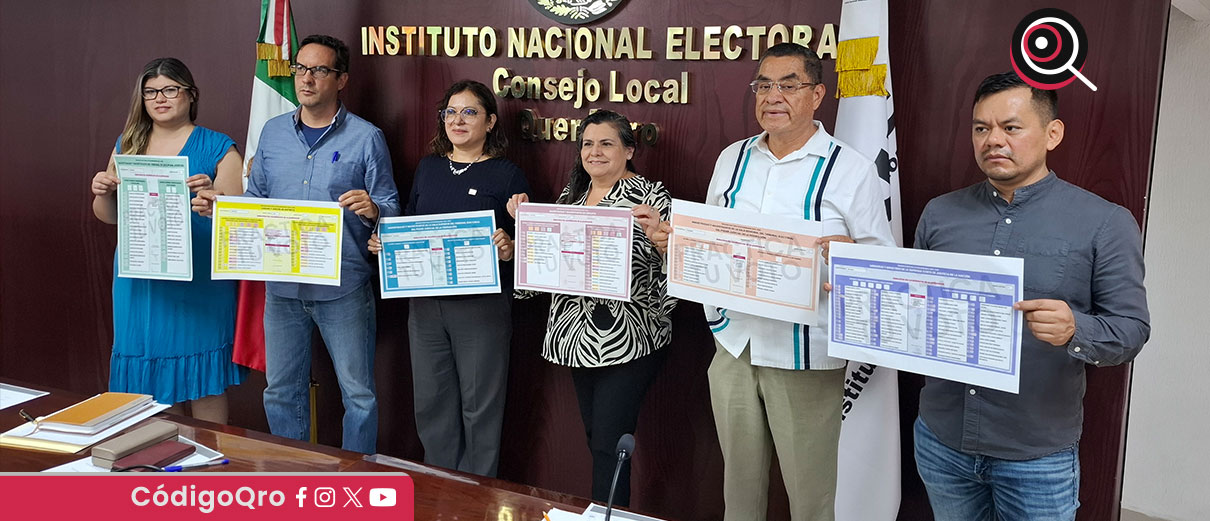Más de 11 millones de boletas distribuirá INE en Querétaro para elección judicial