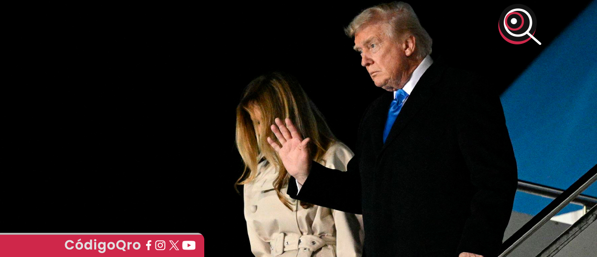 Trump llega a Roma para asistir al funeral del papa Francisco