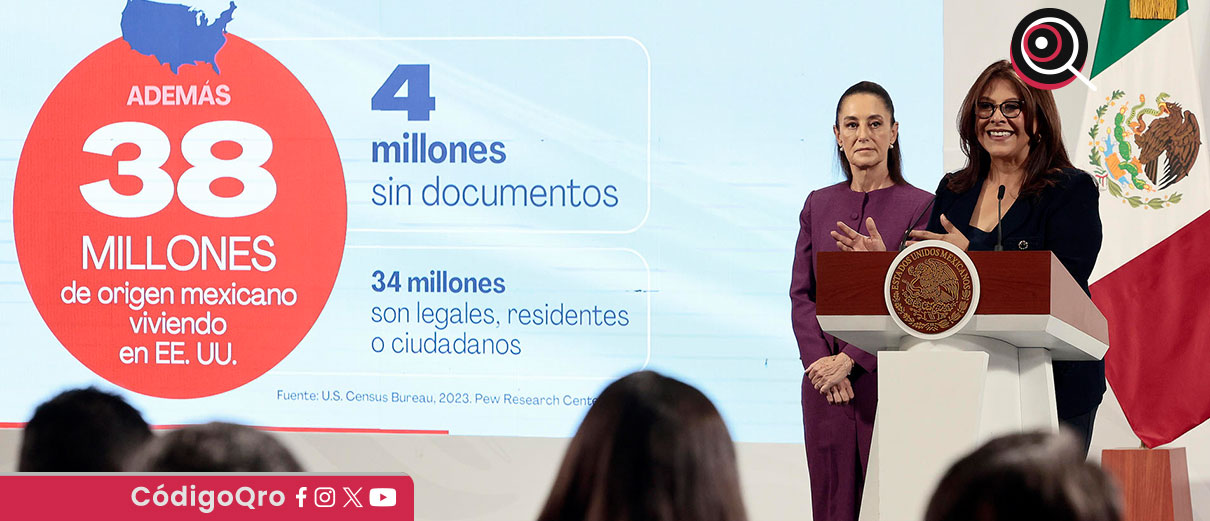 Sheinbaum denuncia racismo en criminalización de migrantes mexicanos