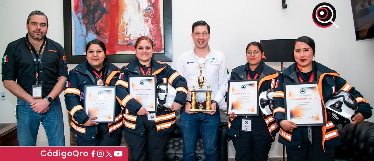 Reconocen a elementos de Protección Civil de El Marqués