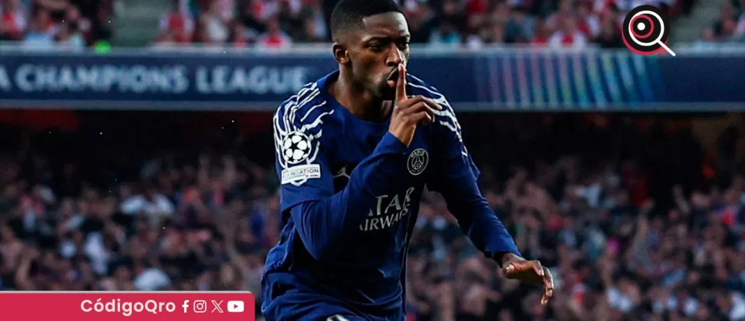 El tanto de Dembélé llegó en la primera jugada clara del encuentro, tras una rápida combinación con Kvaratskhelia / Foto: Cortesía