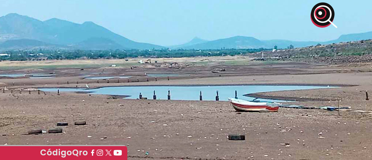 Dos presas de Querétaro se quedan sin agua