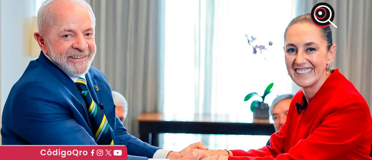 Sheinbaum y Lula acuerdan fortalecer vínculos industriales