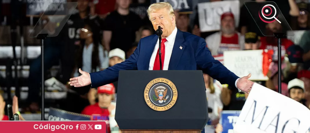 Trump, quien asumió el cargo el 20 de enero, aseguró que estos datos corresponden aún a “los mercados de Biden, no los de Trump” / Foto: Cortesía