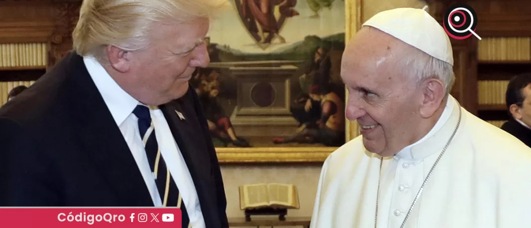 El presidente de Estados Unidos, Donald Trump, expresó este lunes sus condolencias por la muerte del papa Francisco / Foto: Agencia EFE
