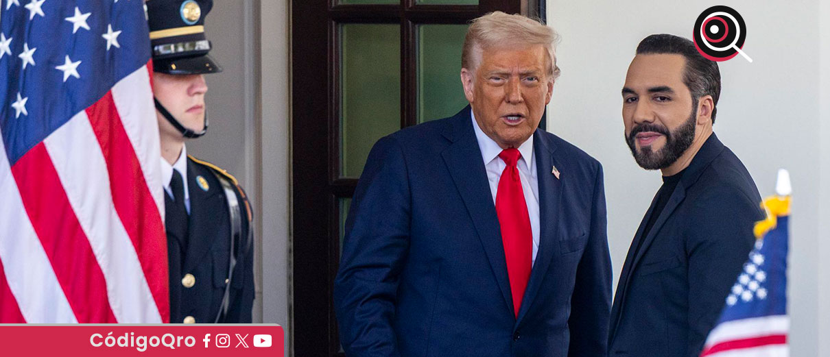 Trump agradece a Bukele por recibir a deportados de EUA