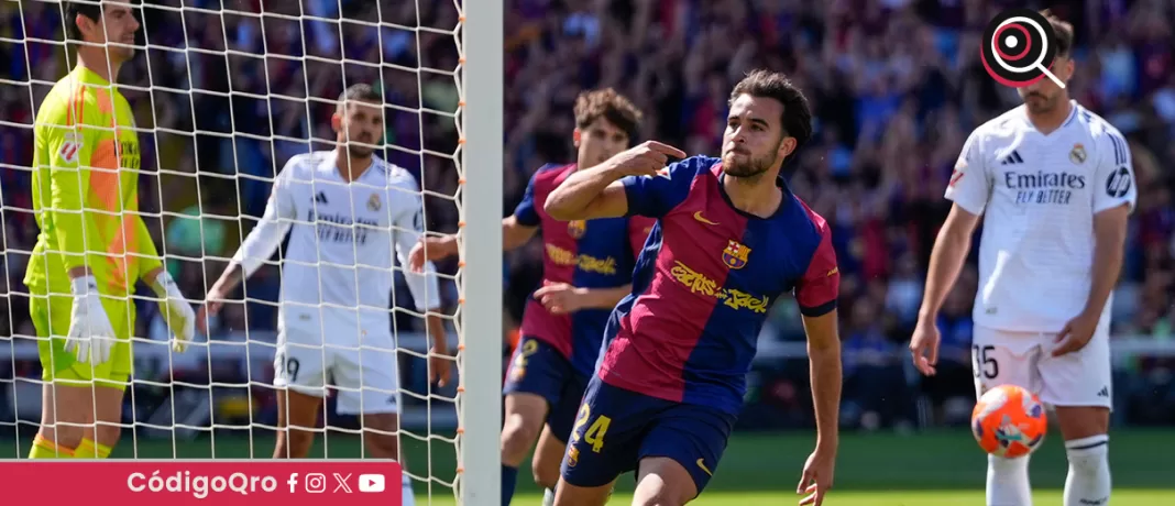 Barcelona derrotó 4-3 al Real Madrid y prácticamente aseguró el título de la Liga Española. Foto: Agencia EFE