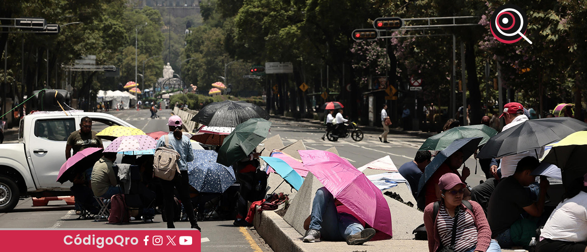 CNTE rechaza ofertas del gobierno federal y bloquea Reforma