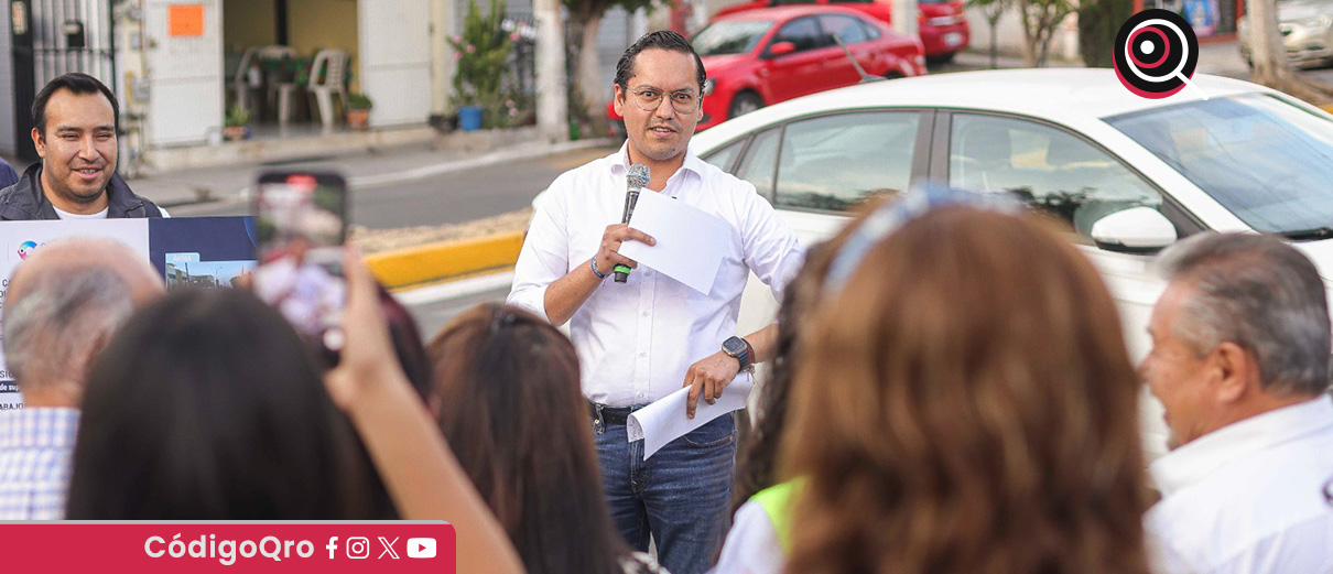 Chepe Guerrero entrega resafaltado en Misión Candiles