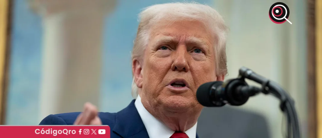 El presidente de Estados Unidos, Donald Trump, ha provocado una tormenta mundial con su política de aranceles. Foto: Agencia EFE