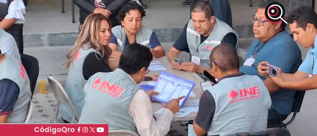 El INE empezará los cómputos distritales al término de la jornada electoral judicial. Foto: Especial