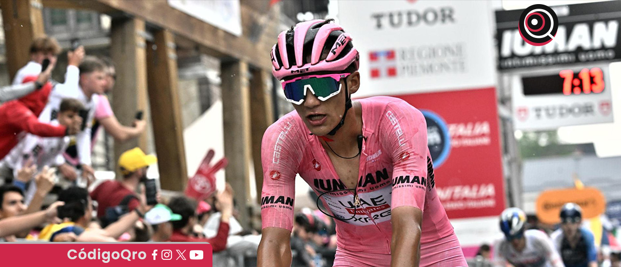 Isaac del Toro pierde la maglia rosa del Giro de Italia