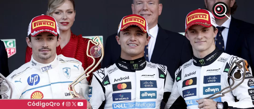 Con su triunfo en Mónaco, Lando Norris apretó la pelea interna en McLaren. Foto: Agencia EFE