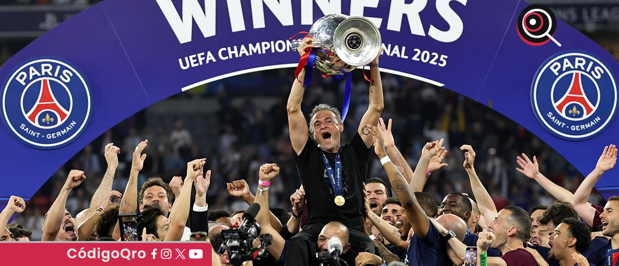 Luis Enrique borda primera UEFA Champios League del PSG