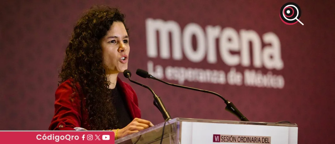 La lideresa nacional de Morena, Luisa María Alcalde, criticó los dichos del gobernador de Querétaro. Foto: Especial