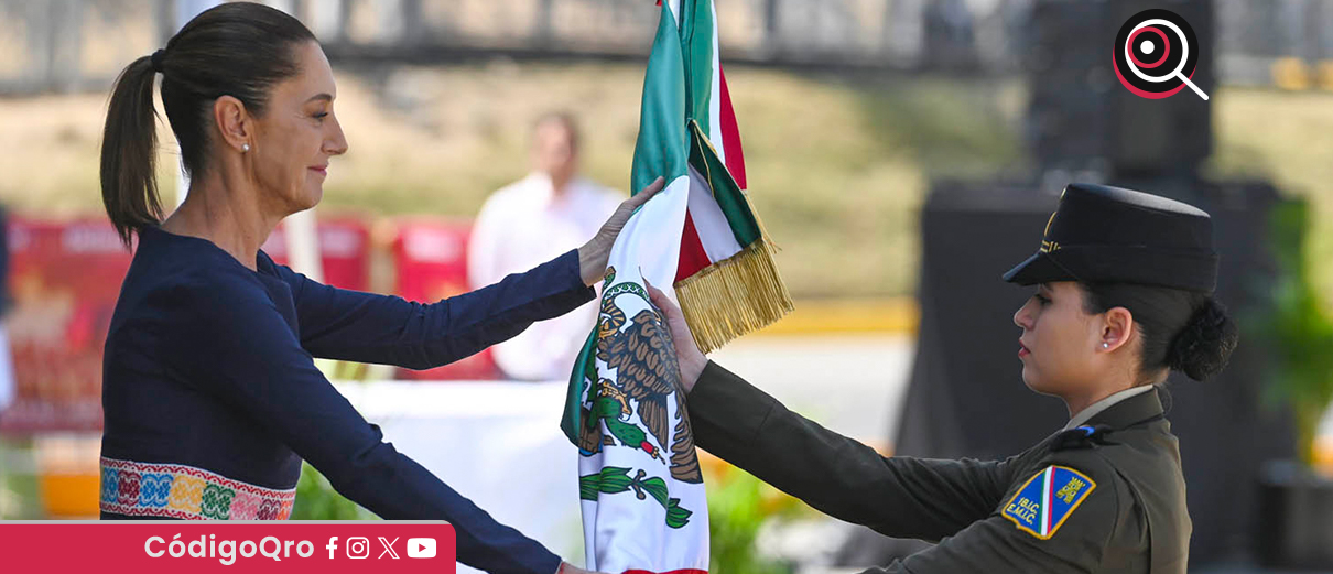 En Puebla, Sheinbaum reivindica soberanía e independencia de México