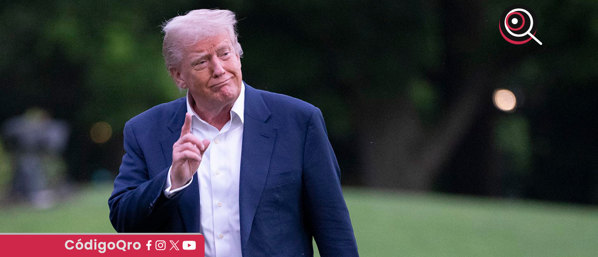 Trump critica a Sheinbaum por rechazar envío de tropas de EUA