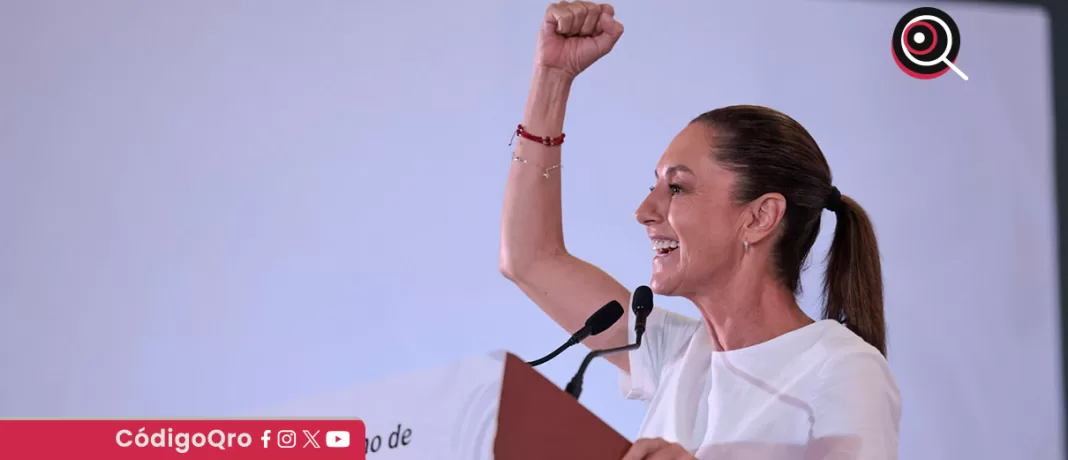 La presidenta de México, Claudia Sheinbaum, expresó sus condolencias por el choque del Buque Escuela Cuauhtémoc. Foto: Especial