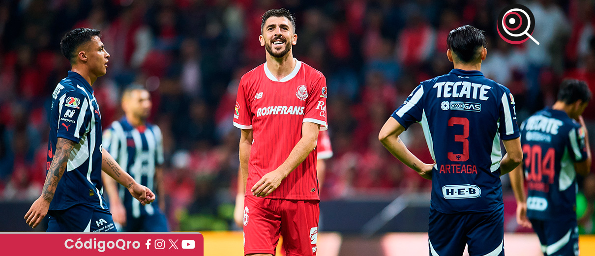Con un jugador menos, Toluca elimina a Rayados