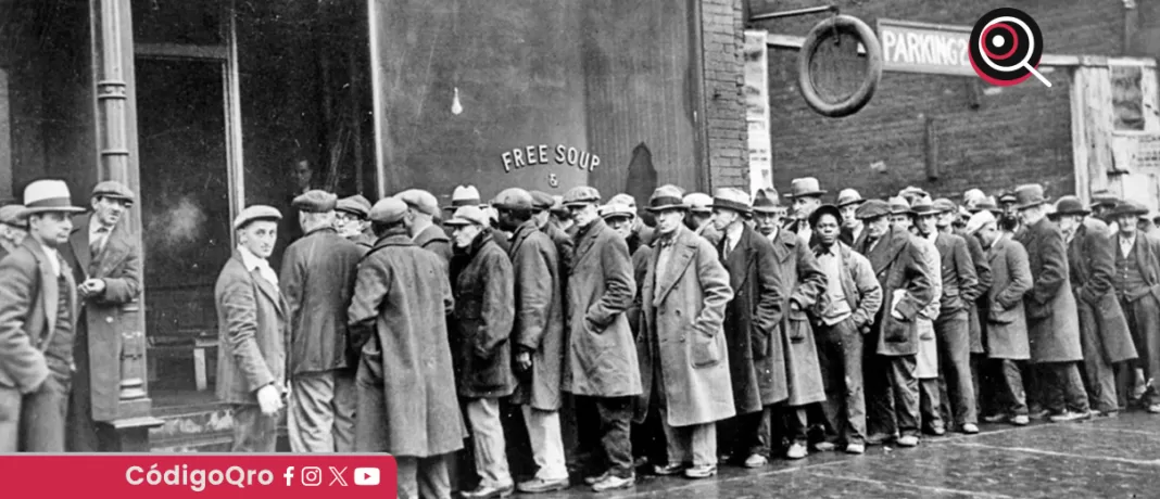 Los aranceles de Trump recuerdan a las medidas adoptadas en la Gran Depresión de 1929. Foto: Especia