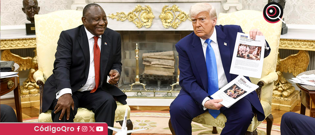 Trump denuncia supuesto "genocidio" contra minoría blanca en Sudáfrica
