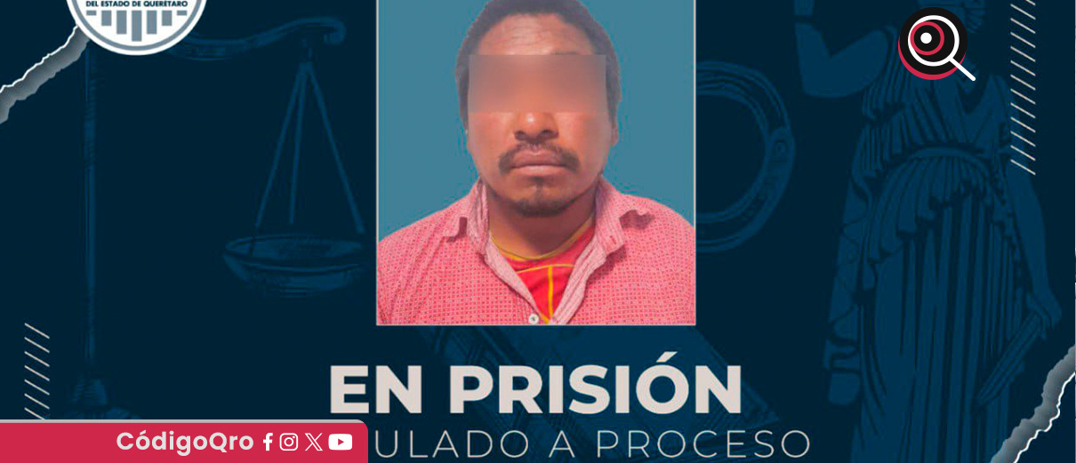 Vinculan a proceso a un hombre por feminicidio en Amealco