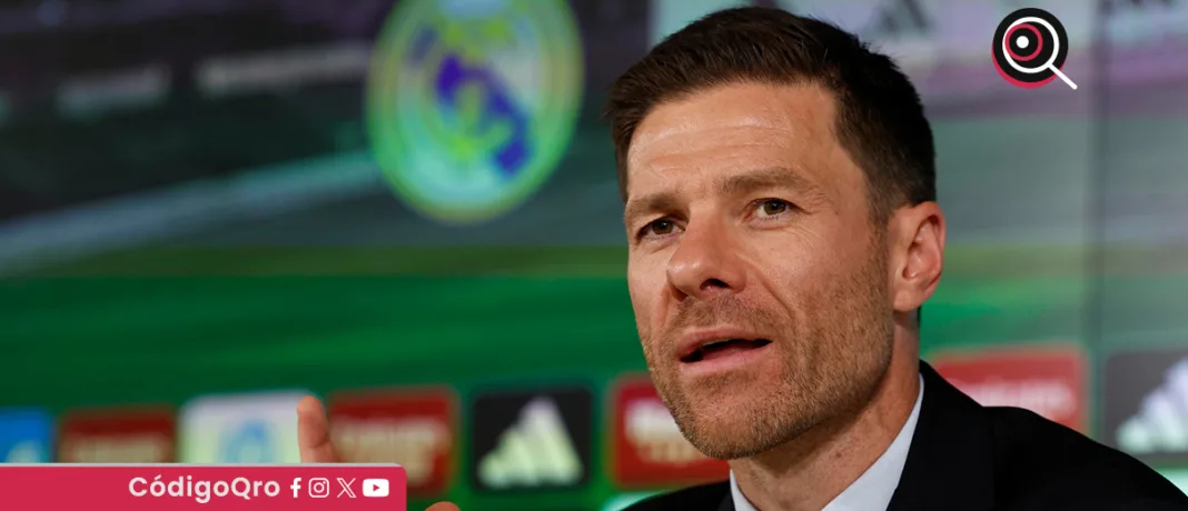 El entrenador español Xabi Alonso estará en el banquillo del Real Madrid hasta 2028. Foto: Agencia EFE