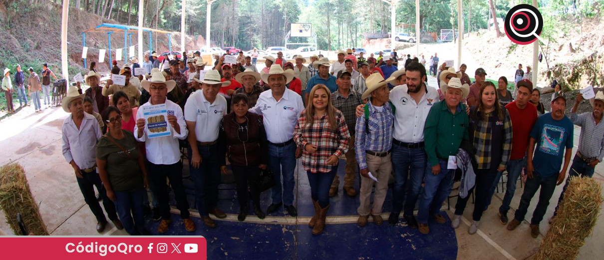 Inicia entrega de apoyos a ganaderos en Pinal de Amoles y Landa de Matamoros