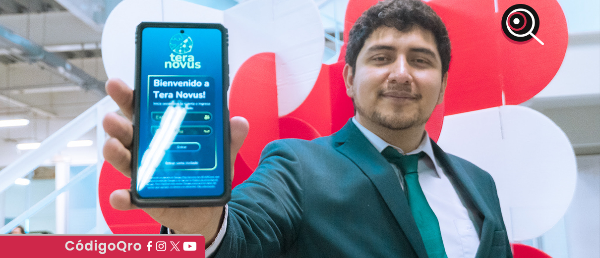 Estudiante de la UAQ presenta una app inmersiva con realidad aumentada