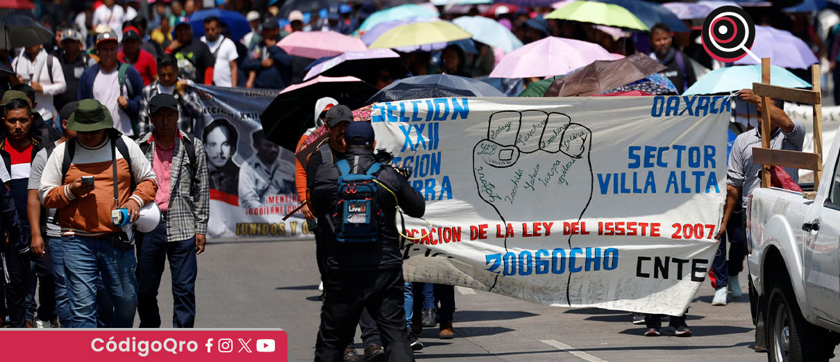 CNTE cumple 15 días de protestas