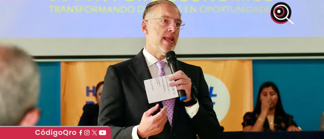 El secretario de Desarrollo Sustentable, Marco Antonio Del Prete Tercero, inauguró el XVIII Foro Económico “Transformando desafíos en oportunidades” / Foto: Cortesía