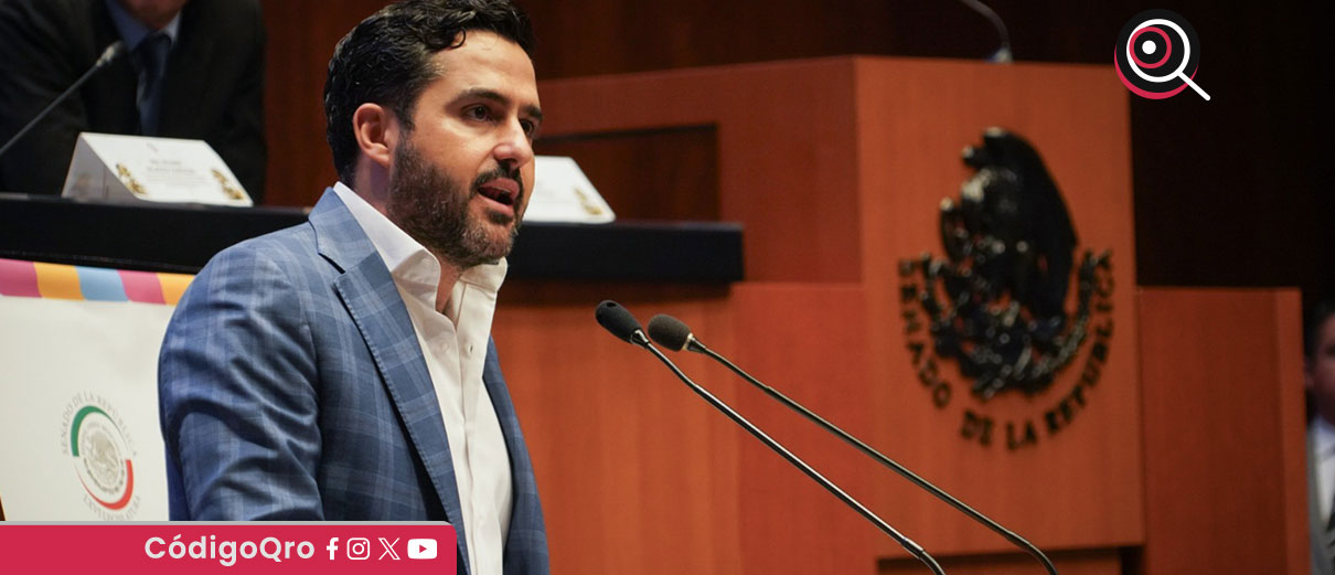 Dorantes lleva a estudiantes al Senado para participar en simulacro de la ONU