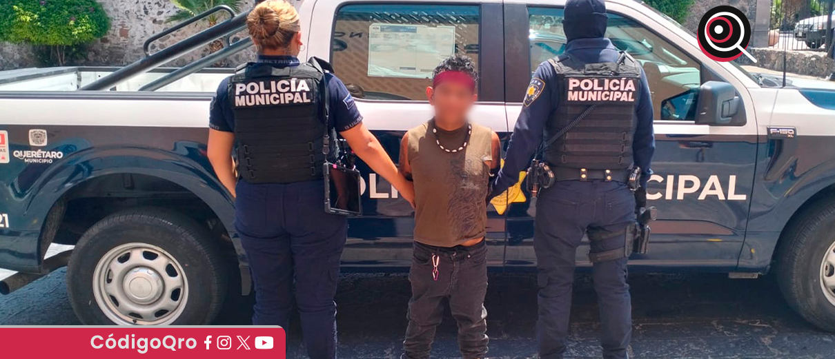 Policías evitan situación de riesgo en la colonia Centro; detienen a un hombre
