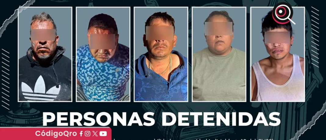 Durante los cateos se aseguraron cuatro armas de fuego, varias dosis de drogas y un inmueble que quedó bajo resguardo de la Fiscalía como parte de las investigaciones / Foto: Cortesía