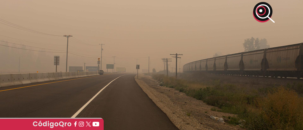 Evacúan a 17 mil personas por incendios registrados en Canadá