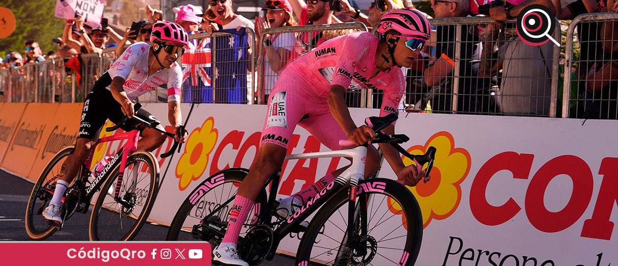 Isaac del Toro resiste a Carapaz y mantiene el liderato en el Giro de Italia